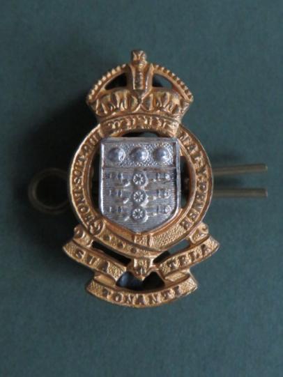 British Army Royal Army Ordnance Corps 1947-1953 Officer's Collar Badges