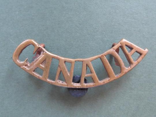 Canada Overseas Shoulder Title