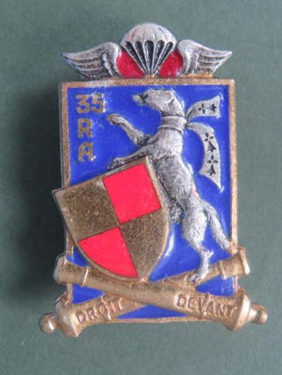 France 35e R.A.P. (Airborne Artillery Regiment) Pocket Crest