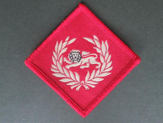 British Army The King's Own Royal Border Regiment Soldiers Cloth Cap Badge