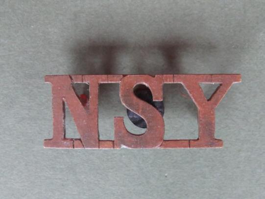British Army North Somerset Yeomanry Shoulder Title