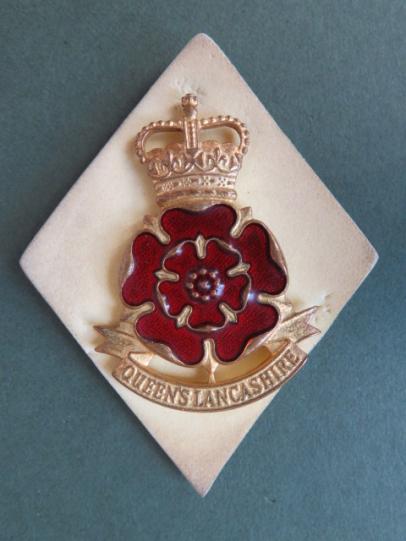 British Army The Queen's Lancashire Regiment Cap Badge