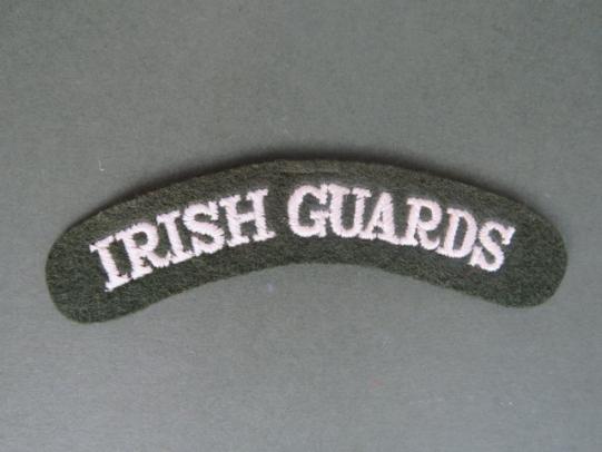 British Army The Irish Guards Shoulder Title