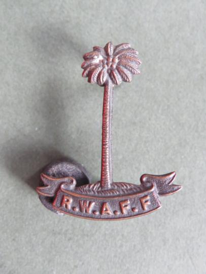 British Army Royal West Africa Frontier Force Officer Service's Dress Collar Badge