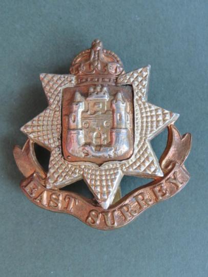 British Army Pre 1953 The East Surrey Regiment Cap Badge