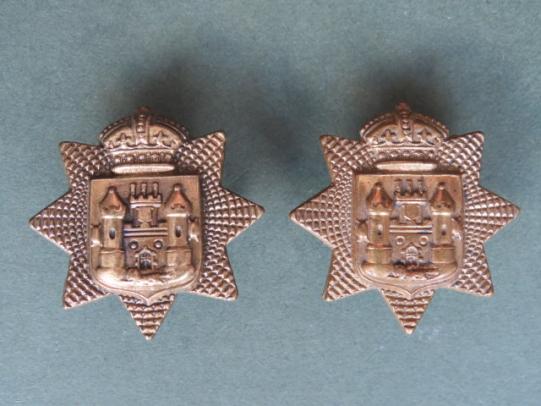 British Army Pre 1901 The East Surrey Regiment Collar Badges