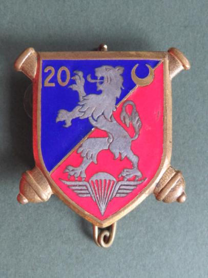 France Army 20° Régiment d’Artillerie Parachutist Pocket Crest
