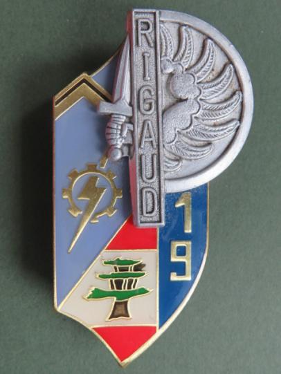 France Army RIGAUD 19 ENTSOA Promotion Course Pocket Crest
