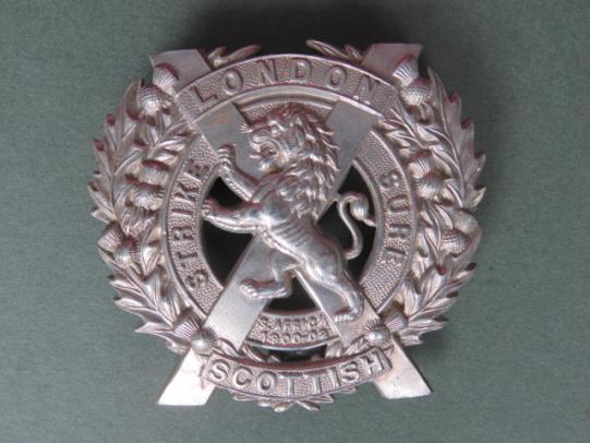 British Army The 14th London Regiment (London Scottish) Cap Badge