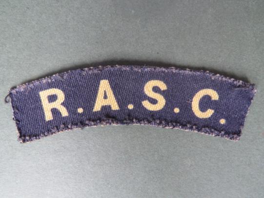 British Army WW2 Royal Army Service Corps Shoulder Title