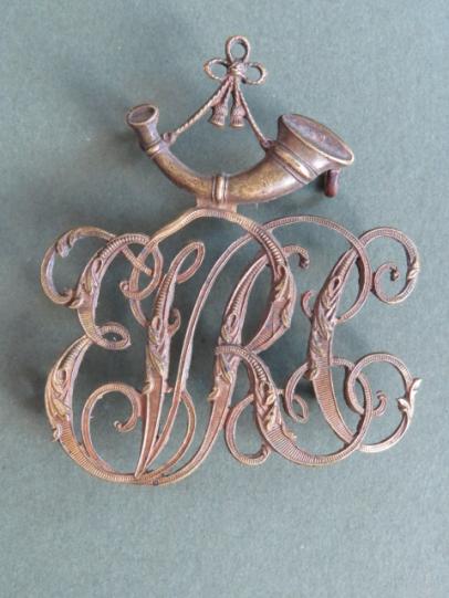 British Army Pre 1908 2nd Buckinghamshire (Eton College) Volunteers Officer's Helmet Plate Badge