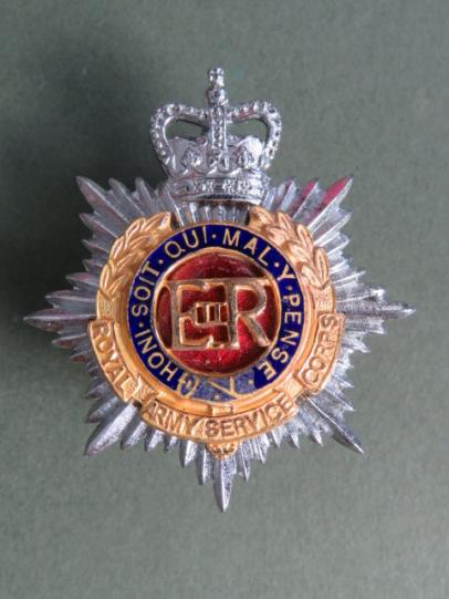 British Army EIIR Royal Army Service Corps Officer's Cap Badge