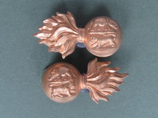 British Army The Royal Dublin Fusiliers Collar Badges