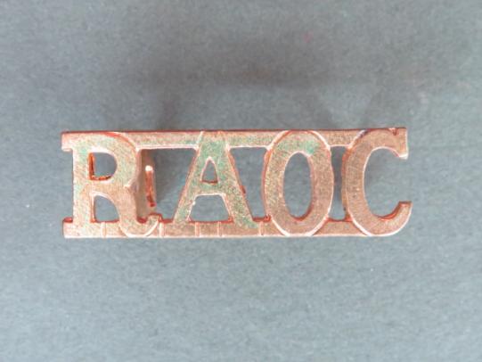 British Army Post WW2 Royal Army Ordnance Corps Officer's Shoulder Title