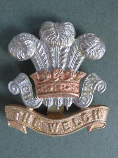 British Army The Welch Regiment Cap Badge