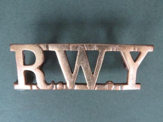 British Army The Royal Wiltshire Yeomanry Shoulder Title