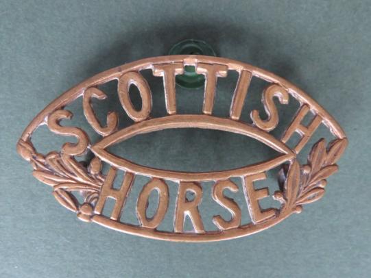 British Army Scottish Horse Shoulder Title
