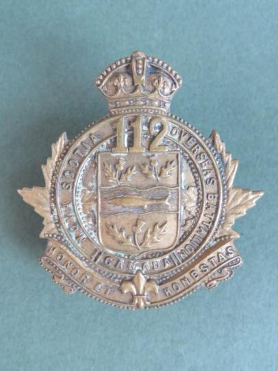 Canada WW1 CEF 112th Infantry Battalion Cap Badge
