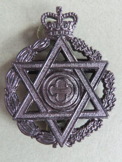British Army Post 1953 Royal Army Chaplains Department (Jewish) Cap Badge