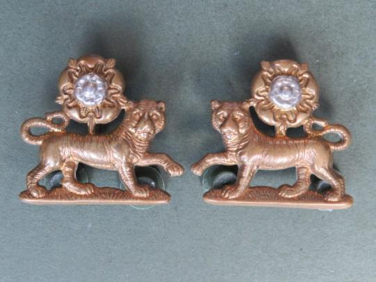 British Army The York & Lancaster Regiment Post WW2 Collar Badges