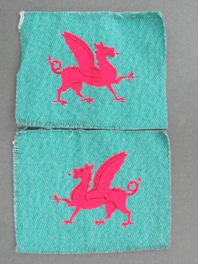 British Army South Wales District Formation Signs