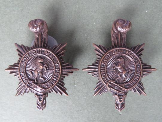 British Army The Prince of Wales's Royal Regiment Collar Badges