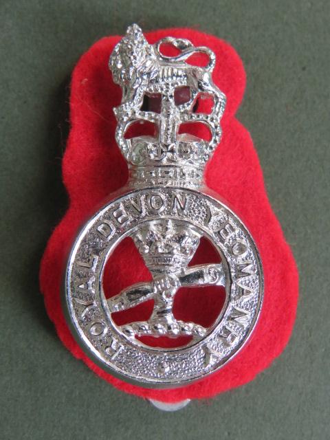 British Army The Royal Devon Yeomanry Cap Badge
