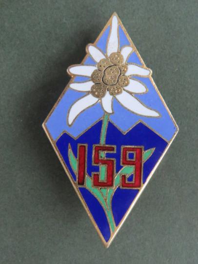 France Army  159° Régiment d’Infanterie Alpine Pocket Crest
