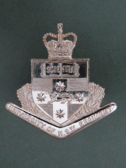 Australia Army Royal Australian Army University of New South Wales Regiment Hat Badge