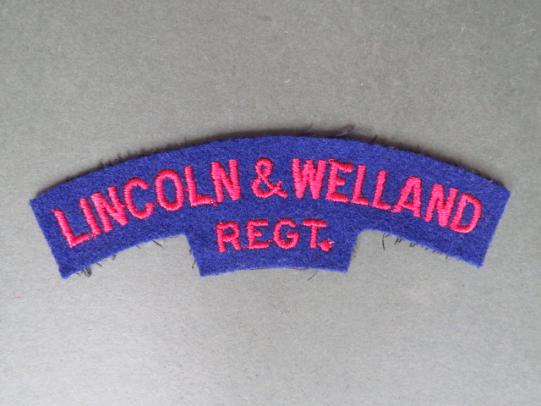Canada Army Post WW2 The Lincoln & Welland Regiment Shoulder Title