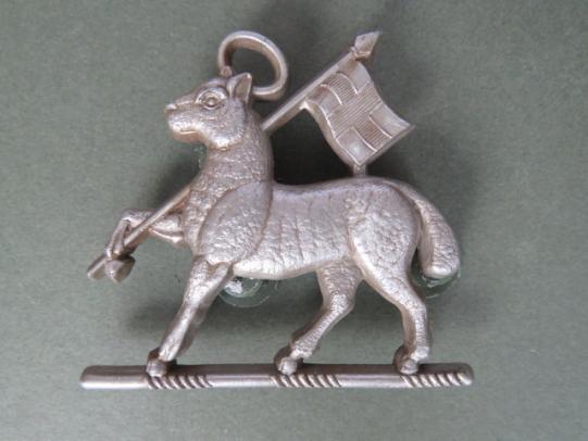 British Army WW2 Plastic The Queen's Royal Regiment Cap Badge