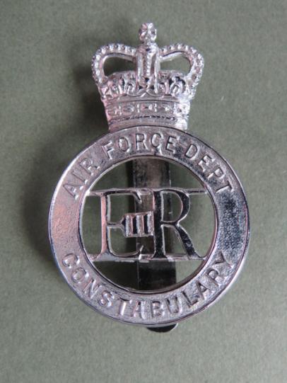 British MOD EIIR Air Force Department Constabulary Cap Badge