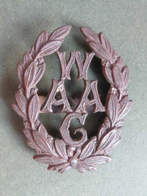 British Army WW1 Women's Army Auxiliary Corps Officer's Service Dress Cap Badge