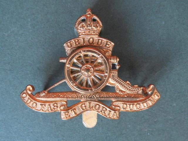 British Army Pre 1953 Royal Artillery Officer's Beret Cap Badge
