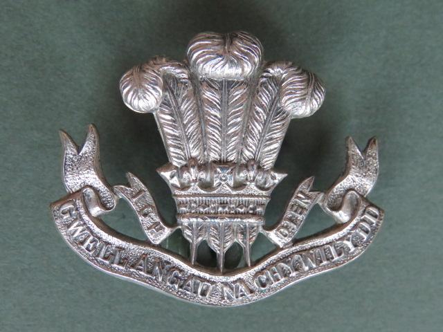 British Army Pre 1939 The Welsh Regiment Collar Badge