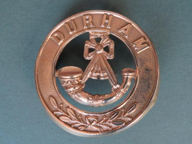 British Army The Durham Light Infantry Helmet Plate Centre