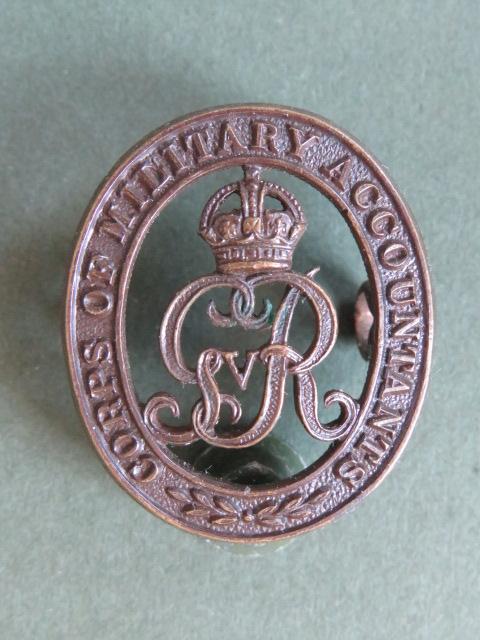 British Army Corps of Military Accountants Officer's Service Dress Cap Badge