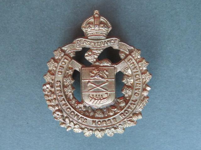 Canada Army Pre 1954 Pattern Lord Strathcona's Horse (Royal Canadians) Cap Badge
