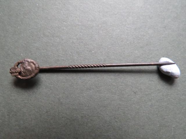 Germany WW2 Bronze Tank Battle Badge Tie Pin