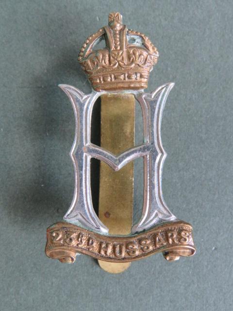 British Army 23rd Hussars Cap Badge