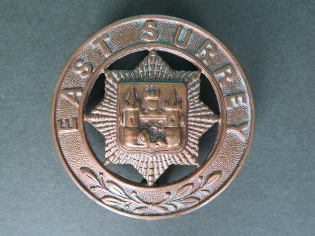 British Army The East Surrey Regiment Helmet Plate Centre