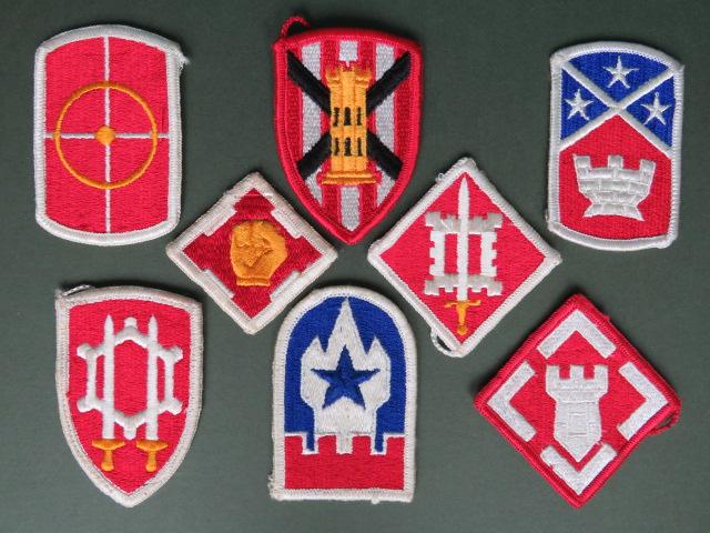 USA Army 8 Engineer Brigade & Command Shoulder Patches