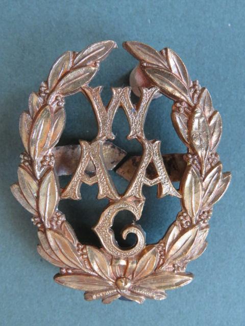 British Army WW1 Women's Army Auxiliary Corps Officer's Dress Cap Badge