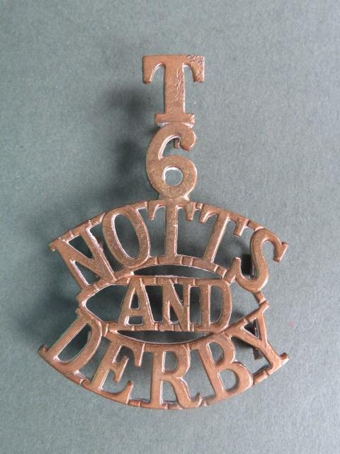 British Army 5th Territorial Battalion The Sherwood Foresters (Nottinghamshire & Derbyshire Regiment) Shoulder Title