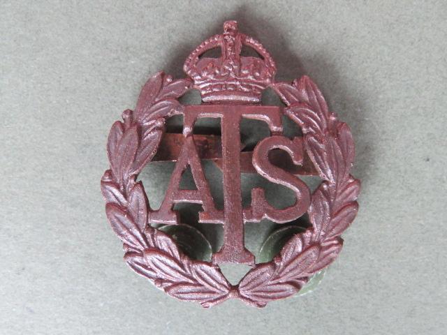 British Army Auxiliary Territorial Service Officer's Service Dress Cap Badge