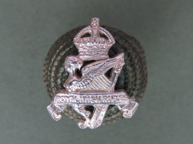 British Army Pre 1953 The Royal Irish Rifles Officer's Boss Badge