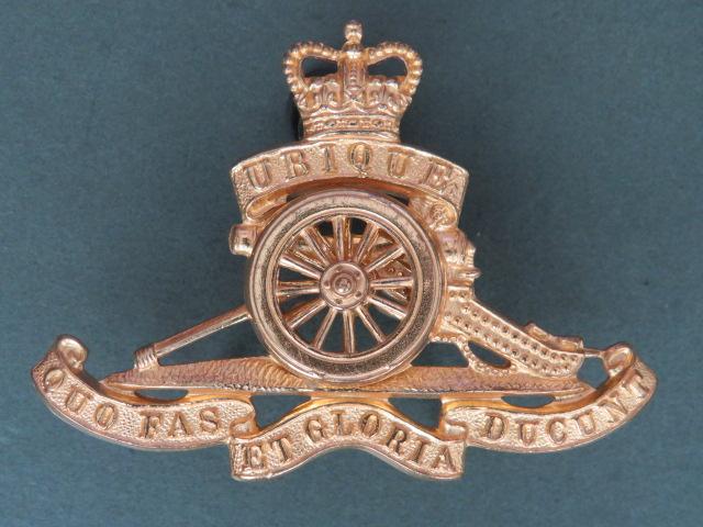British Army Post 1953 Royal Artillery Officer's Cap Badge