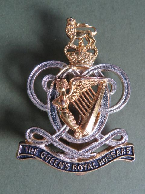 British Army The Queen's Royal Hussars Cap Badge