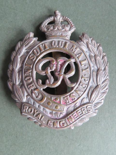 British Army Royal Engineers KGVI Cap Badge