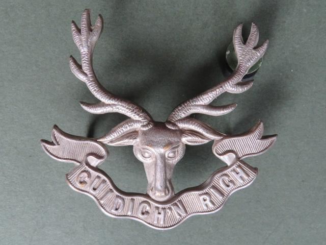 British Army The Seaforth Highlanders Glengarry Badge